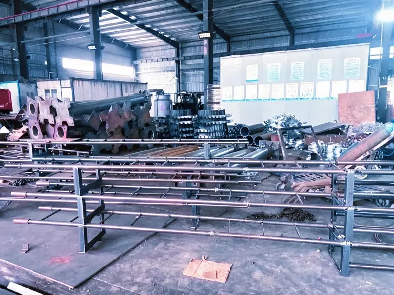 Fábrica Dengtai de escadas marinheiro, vista geral da unidade de produção
